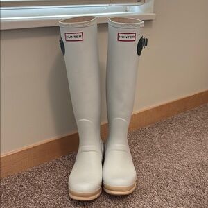 Hunter Classic White Tall Boots